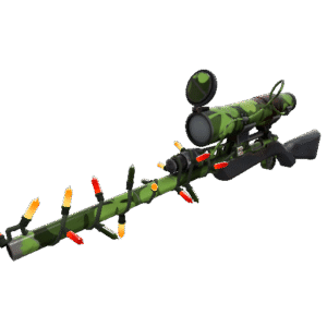 Strange Festivized Clover Camo'd Sniper Rifle (Well-Worn)