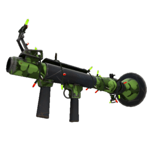 Strange Festivized Clover Camo'd Rocket Launcher (Field-Tested)