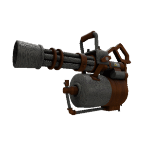 Damascus and Mahogany Minigun (Factory New)