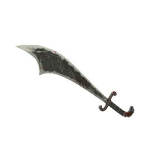 Damascus and Mahogany Persian Persuader (Well-Worn)