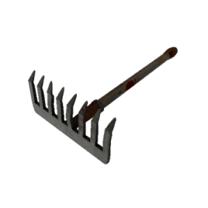 Damascus and Mahogany Back Scratcher (Battle Scarred)