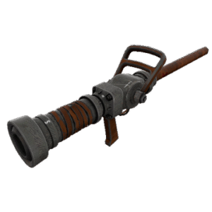 Damascus and Mahogany Medi Gun (Well-Worn)