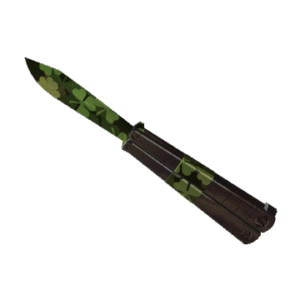 Clover Camo'd Knife