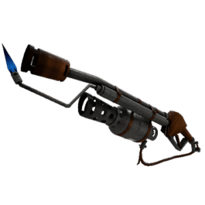Damascus & Mahogany Flame Thrower